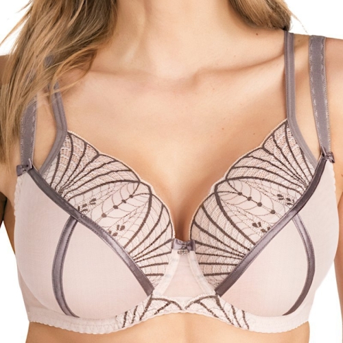 Biustonosz miękki Gorsenia Caffe Latte 837 beżowy – ujęcie 2