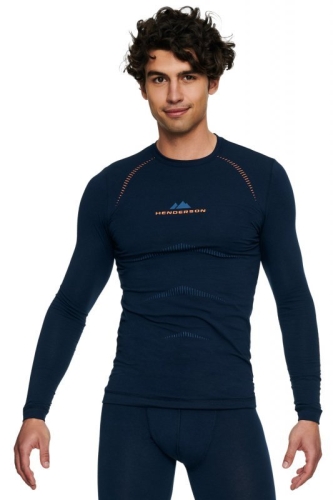 Koszulka męska termoaktywna Henderson Skin 22969 granatowy