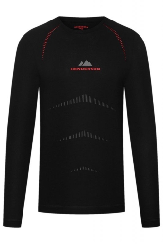 Koszulka męska termoaktywna Henderson Skin 22969 czarny – ujęcie 2