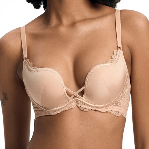 Biustonosz push-up Esotiq Delis 36121 złoty brąz – ujęcie 2