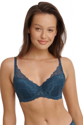Biustonosz push-up Esotiq-Henderson Gillian 41071 stalowoniebieski