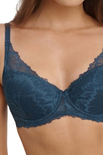 Biustonosz push-up Esotiq-Henderson Gillian 41071 stalowoniebieski – ujęcie 2