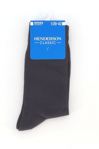 Skarpetki męskie bawełniane Esotiq-Henderson Classic Palio 17917 V18 grafitowe – ujęcie 2