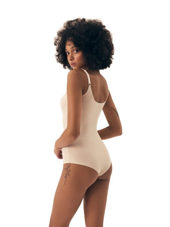 Body damskie Esotiq-Henderson Byte 42852 beżowe – ujęcie 4