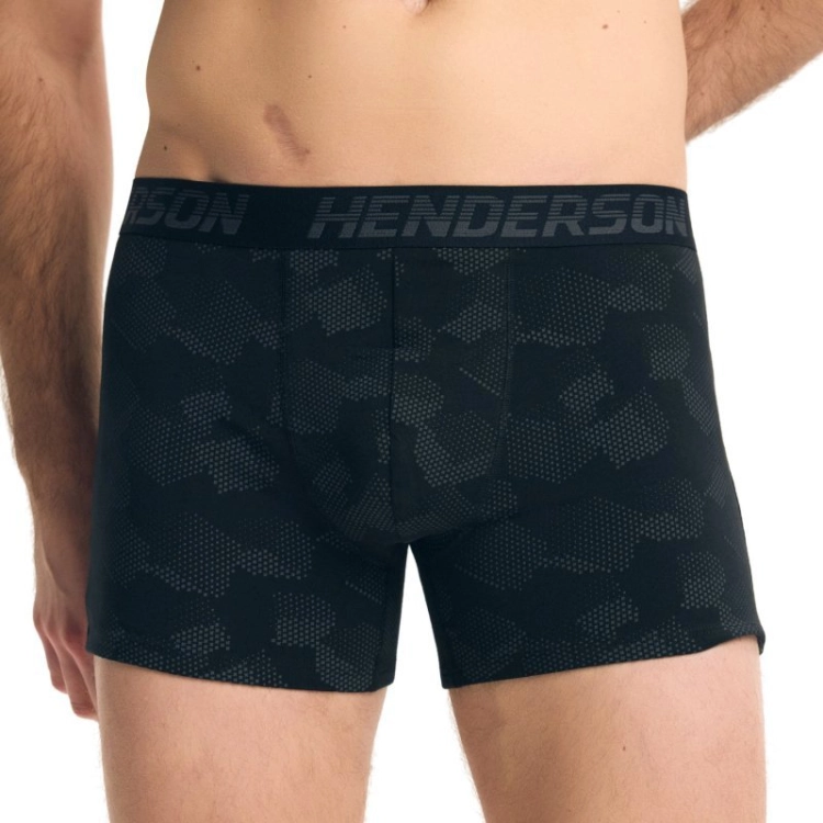 Bokserki męskie bawełniane 3-pak Esotiq-Henderson Bench 44540 - widok modelu w galerii, ujęcie 11