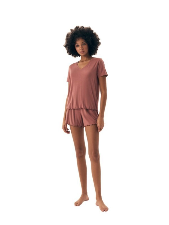 Piżama damska Esotiq-Henderson Noves 43022 mauve