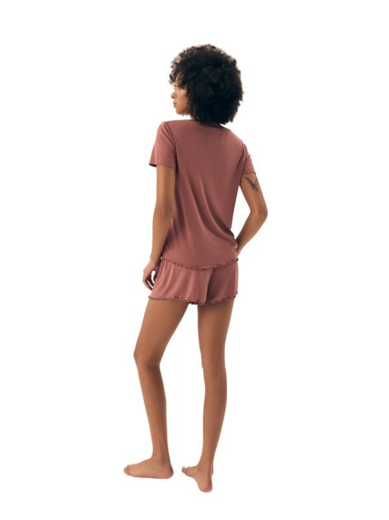 Piżama damska Esotiq-Henderson Noves 43022 mauve – ujęcie 3