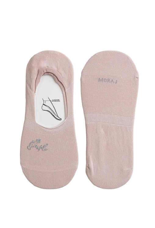 Baleriny damskie bawełniane Moraj CDB201-007 z napisem 3D - kolejne ujęcie modelu numer 5