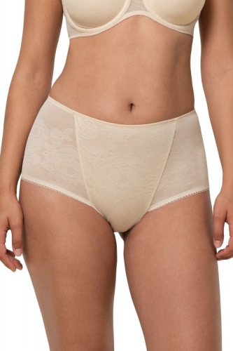 Figi damskie maxi Triumph Wild Rose beżowe