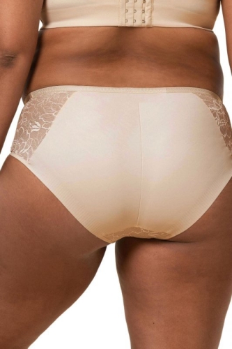 Figi damskie maxi Triumph Amourette Charm beżowe – ujęcie 2