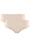 Figi damskie midi bikini 2-pak Funny Day Nikola beżowe