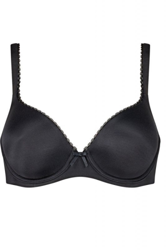 Biustonosz usztywniany gładki Triumph Perfectly Soft WHP 0004 czarny – ujęcie 2
