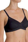 Biustonosz miękki bez fiszbin Triumph Cotton Beauty N czarny