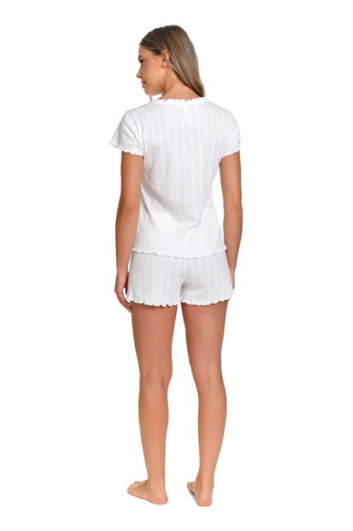 Piżama damska Doctor Nap PM 7444 mleczna – ujęcie 6