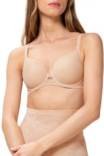 Biustonosz spacer na fiszbinach Triumph Wild Rose beżowy – ujęcie 2