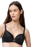 Biustonosz spacer na fiszbinach Triumph Wild Rose czarny