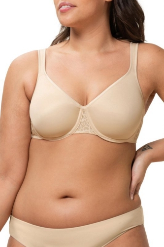 Biustonosz minimizer na fiszbinach Triumph Comfort Minimizer KF beżowy