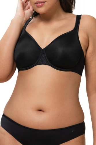 Biustonosz miękki minimizer na fiszbinach Triumph Comfort Minimizer 04 czarny