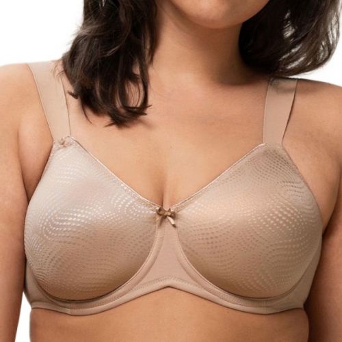 Biustonosz minimizer na fiszbinach Triumph Essential Minimizer WX beżowy – ujęcie 2