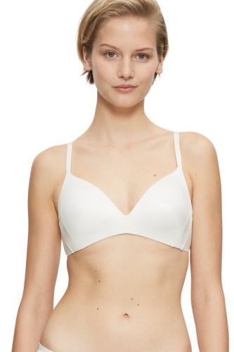 Biustonosz bez fiszbin usztywniany Triumph Body Make-Up PEX ecru
