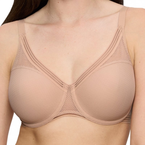 Biustonosz miękki minimizer na fiszbinach Triumph Infinite Sensation W01 beżowy – ujęcie 2