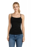 Bezszwowa koszulka na ramiączkach Julimex Soft & Smooth Cami Top czarna