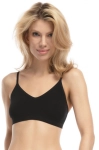 Miękki biustonosz bez fiszbin Julimex Bamboo Bralette czarny