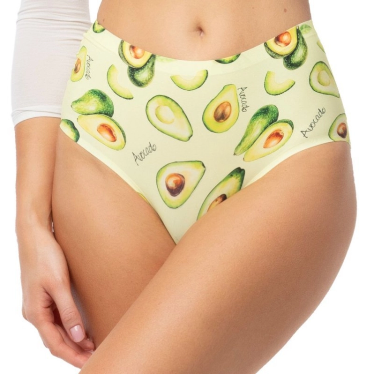 Bezszwowe figi z wysokim stanem Julimex Avocado Simple Maxi – ujęcie 2