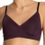 Miękki biustonosz z fiszbinami Julimex T-shirt Bra śliwkowy – ujęcie 2