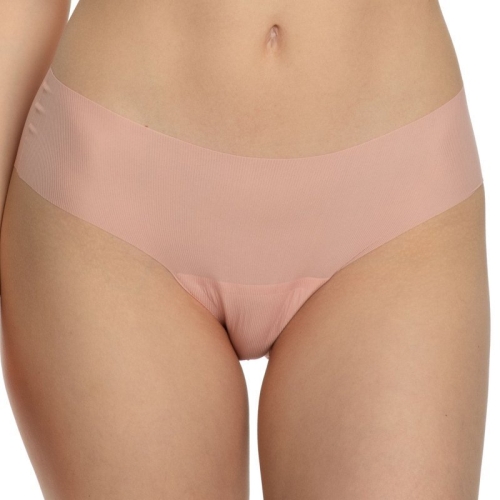 Bezszwowe figi klasyczne Julimex Mousse Classic brzoskwiniowe – ujęcie 2