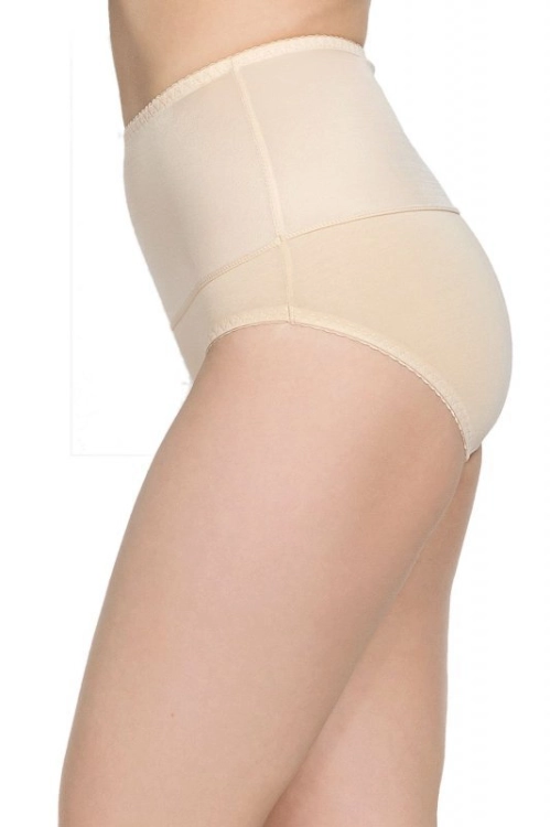 Figi korygujące plus size Mitex Iga beżowe – ujęcie 7