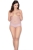 Body wyszczuplające string Mitex Glam różowe
