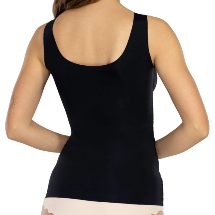 Koszulka modelująca z biustonoszem Mitex Feel Good Top czarna – ujęcie 4
