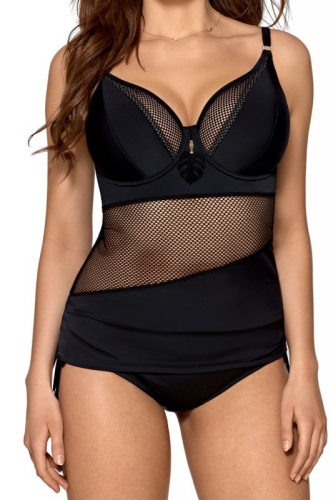 Tankini kąpielowe Ava ST 17 czarne – ujęcie 2