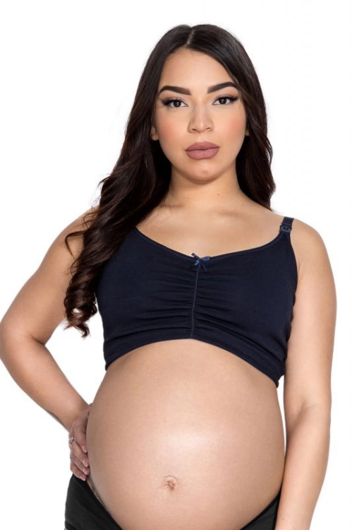 Top do karmienia Mitex MK Easy Bra granatowy – ujęcie 6