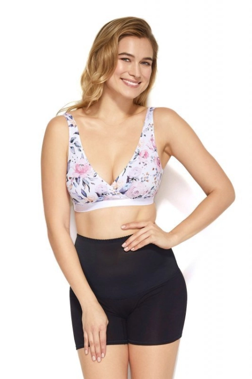 Top do karmienia bez fiszbin Mitex Lilly w kwiaty – ujęcie 5