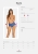 Szorty koronkowe Obsessive Bluellia niebieskie – ujęcie 7