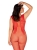 Bodystocking z otwartym krokiem Obsessive N112 czerwone – ujęcie 4