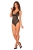 Koronkowe body Obsessive Estiqua czarne – ujęcie 3