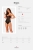 Body z fiszbinami Obsessive Milladis czarne – ujęcie 7
