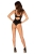 Koronkowe body Obsessive Bellastia czarne – ujęcie 6