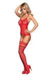 Bodystocking Obsessive F214 czerwone