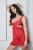 Babydoll i stringi Obsessive Cupide Desir czerwone – ujęcie 5