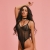Body z otwartym krokiem Obsessive Anniverse czarne – ujęcie 4