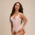Body z otwartym krokiem Obsessive Weddya białe – ujęcie 7