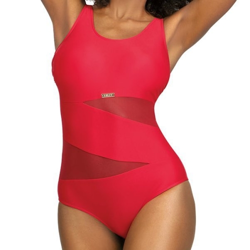 Jednoczęściowy sportowy strój kąpielowy Self Fashion Sport S36W 6 czerwony – ujęcie 2