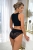Bawełniane figi damskie z koronką Donna 264 czarne – ujęcie 4