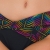 Dwuczęściowy strój kąpielowy z usztywnianymi miseczkami Self Galapagos 3 690GP3 1 czarny - prezentacja modelu, ujęcie 7