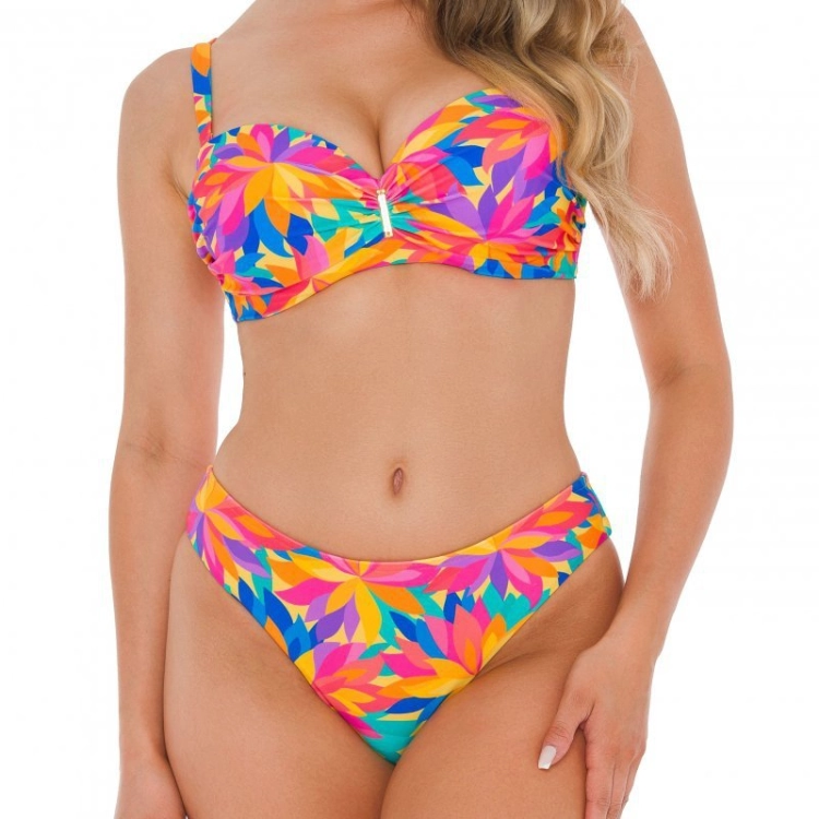 Dwuczęściowy strój kąpielowy push-up Self Capri 5 730V1CP5 1 wielokolorowy – ujęcie 2