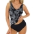 Tankini z wyższym stanem Self Madera 6 9069MA6 1 czarne – ujęcie 2